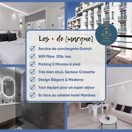 L'unique Maubourg - Next Martinez - Terrasse Apartment Cannes